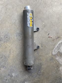 CHM P4R slip on exhaust for dirt bike. It’s in fair condition