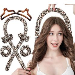 Brand New Heatless Curling Rod Silk Headband, No Heat Curls Rollers, Curlers with Ribbons Sleeping Soft Wave Hair Curler DIY Hair Styling Tools Former