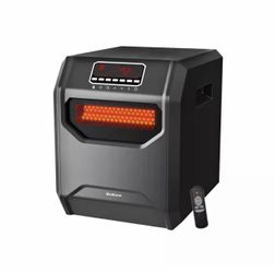 WeWarm Electric 6 Element Infrared Space Heater Black Plastic