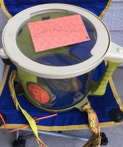 Drum with Big handle and strap for little hands.
