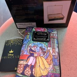 Beauty And The Beast Wallet And Jewelry Box Set
