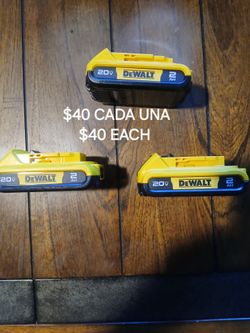 DEWALT BATERY 20V  2AH