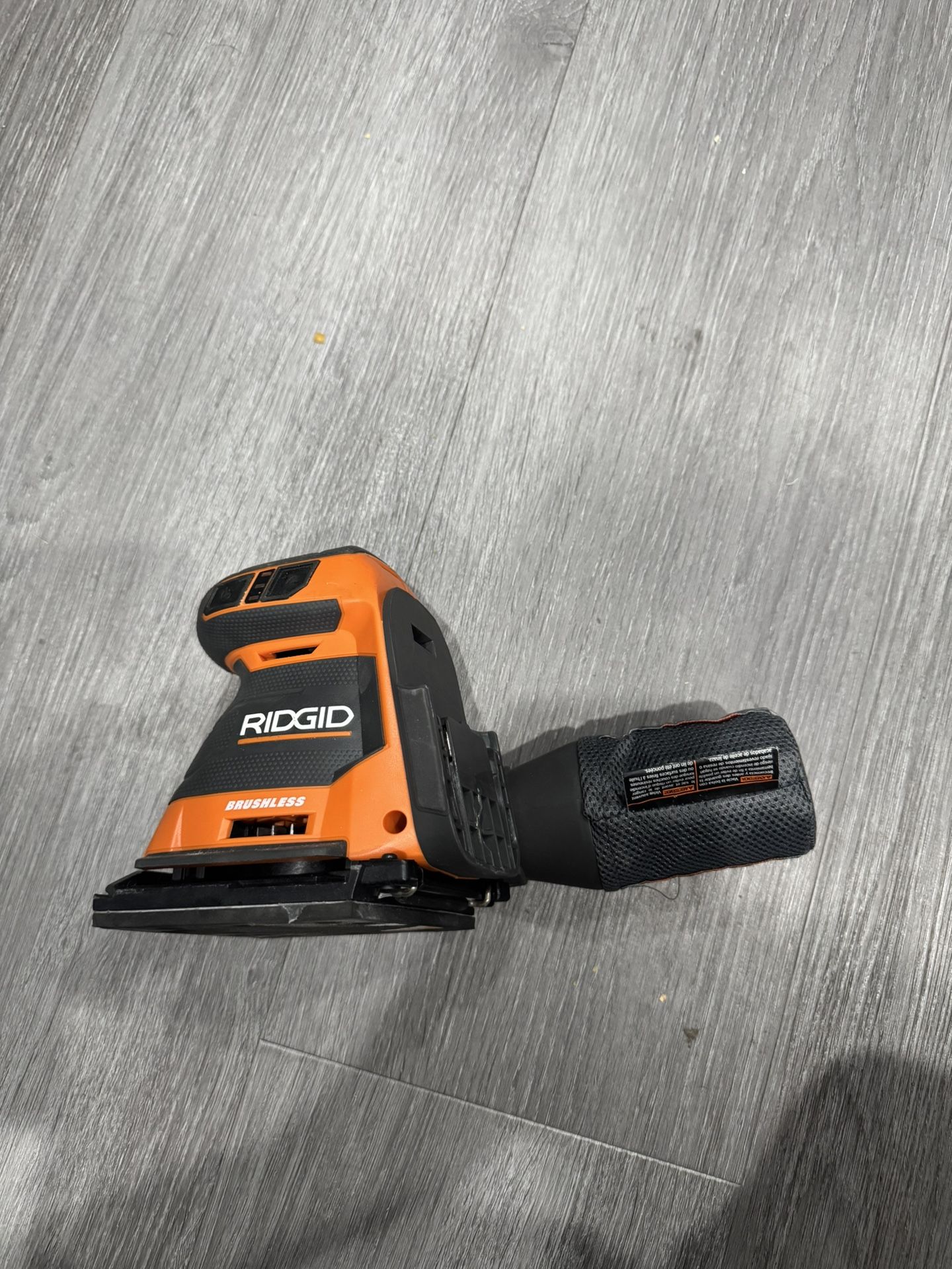 Rigid 18v Brushless Cordless Octane Sander 1/4” (Tool Only)