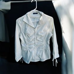 Women’s Large Cream Colored Dress Blouse