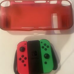 Nintendo Switch Joycons With New Controller And Switch Case