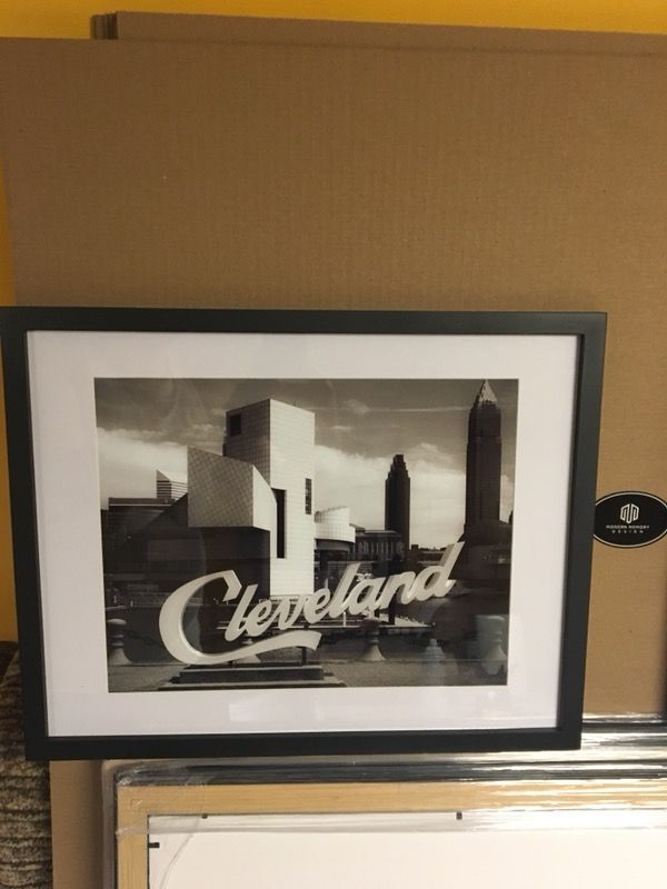 Cleveland art framed