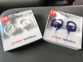Power wireless headphones