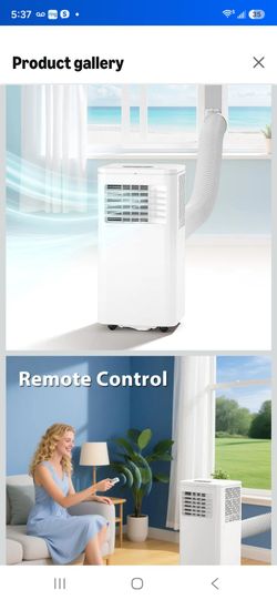10000 BTU Portable Air Conditioner, 3 in 1 Free Standing Cooling AC Unit with Fan & Dehumidifier & Cools, Sleep Mode, 24H Timer, for Home/Kitchen/Offi