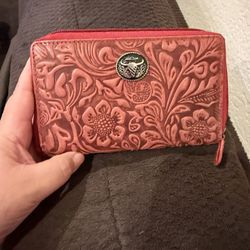 New Leather Red Wallet