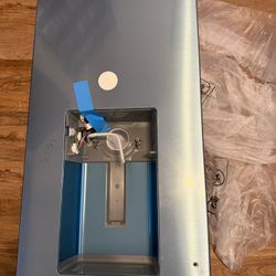 GE REFRIGERATOR DOOR - LEFT HAND DISPENSER 