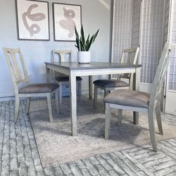 4 Chair Dining Table Set 