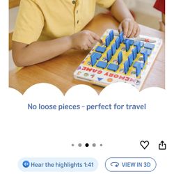 Memory game flip to win wooden games Melissa & Doug match colors numbers shapes farm zoo fruit vehicles 