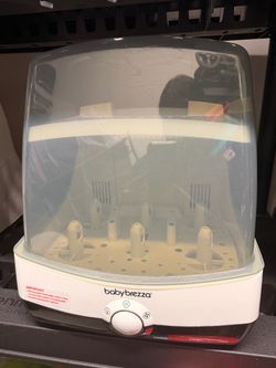 Baby Brezza Superfast - Just 10 Minutes - Baby Bottle Sterilizer + Dryer - Electric Steam Sterilization – Universal Sterilizing for All Bottles: Plast