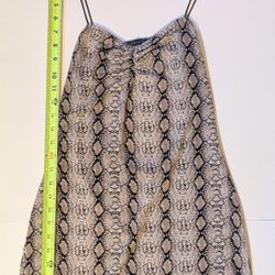UO Urban Outfitters  Snake Print Cutout Bodycon Mini Dress Size Large