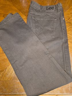 Lee straight leg regular fit mens brown jeans Size 36x34 NWT