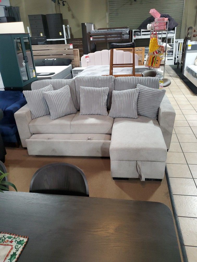 Sofa Chaise With Trundle 