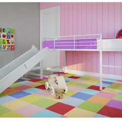 Toddler Bed With Slide (gently used)