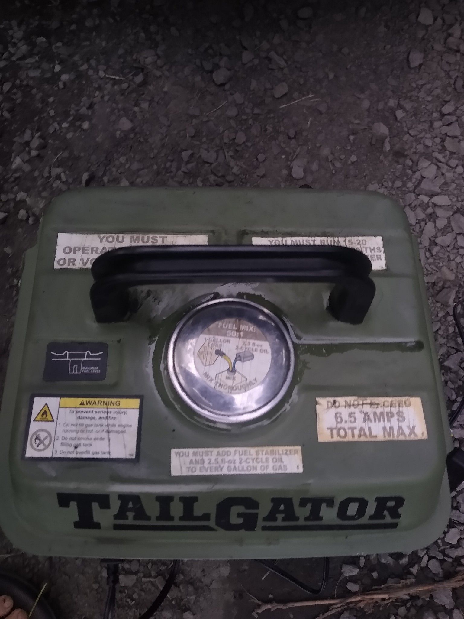 2 cycle generator (tailgator)