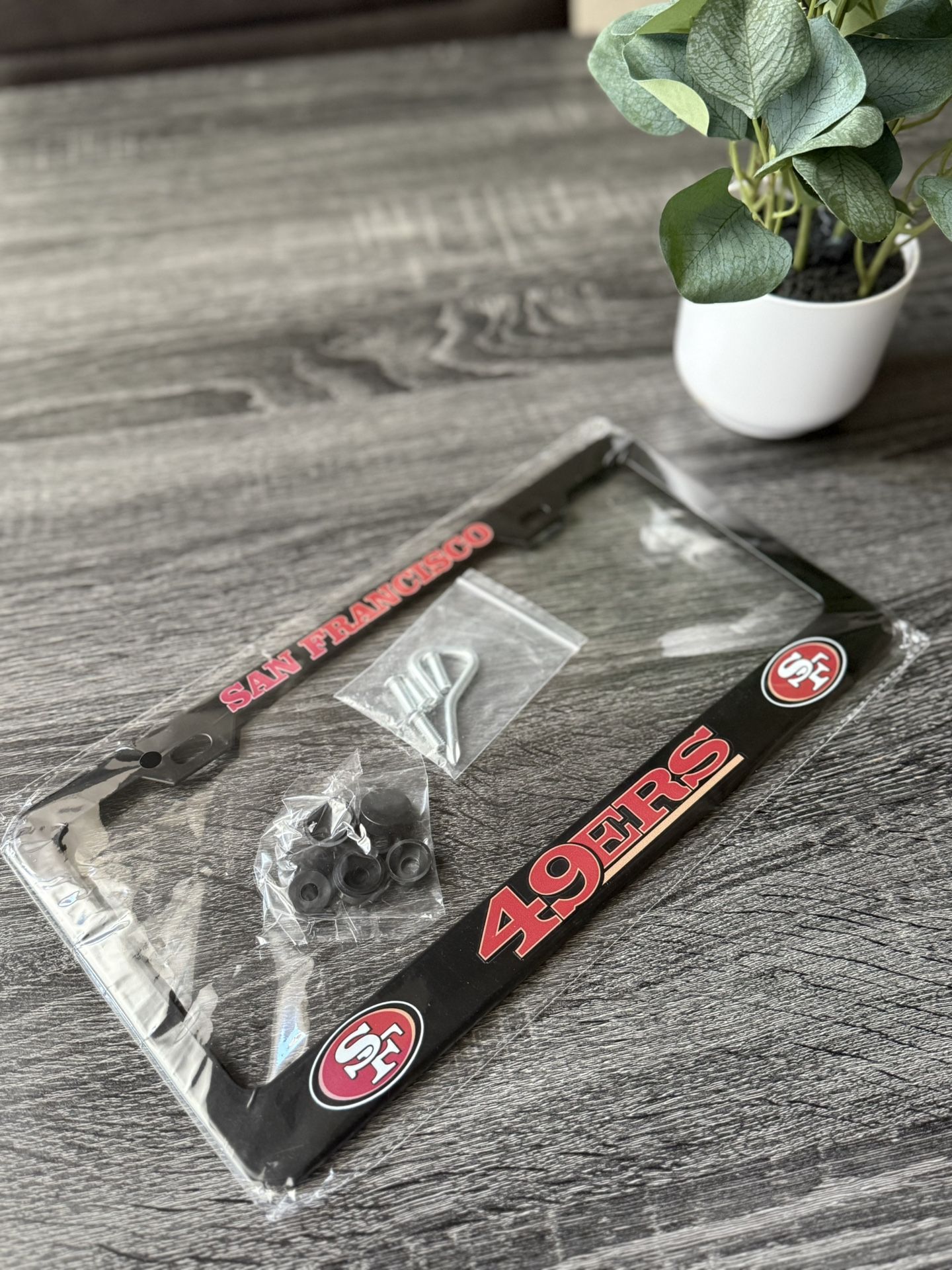San Francisco 49ers License Plate Cover