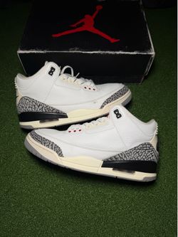 Jordan 3 Reimagined White Cement Used