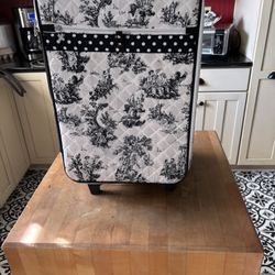 Quilted Carry On Suitcase