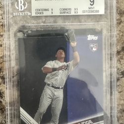 Aaron Judge Topps Rookie BGS 9 Mint