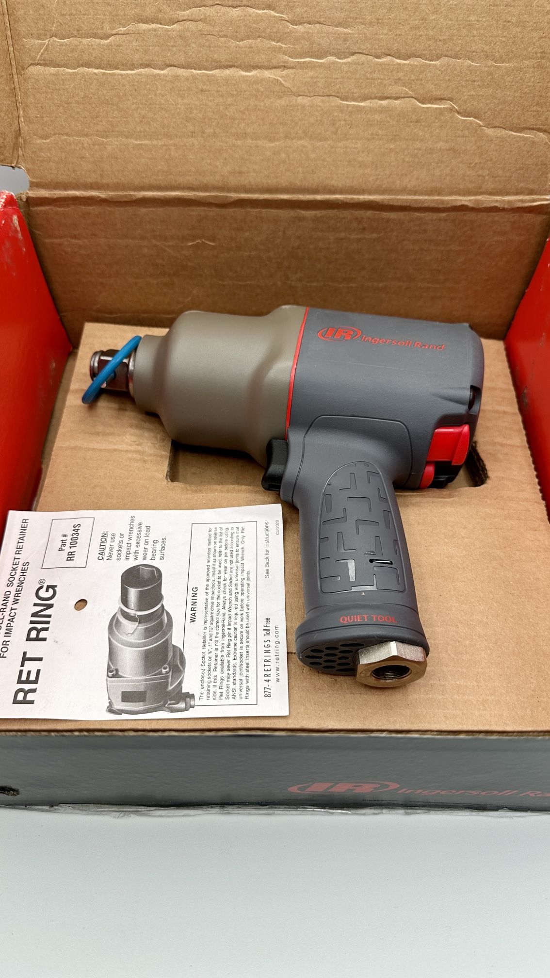 Ingersoll Rand  3/4” Drive Air Impact Wrench 