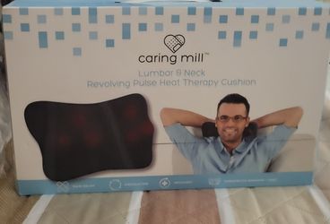 Lumbar heat therapy cushion