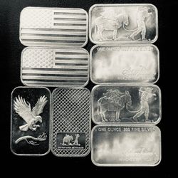 1 Troy Ounce Silver Bars .999 Fine Cash Price 