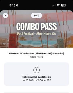 Splash house combo pass weekend 2