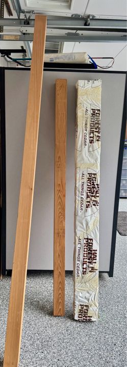 Clear Cedar 4x4 Posts - Qty 4