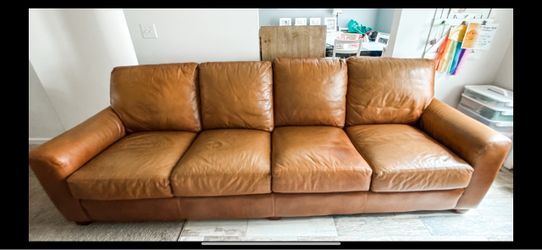 Leather creations couch