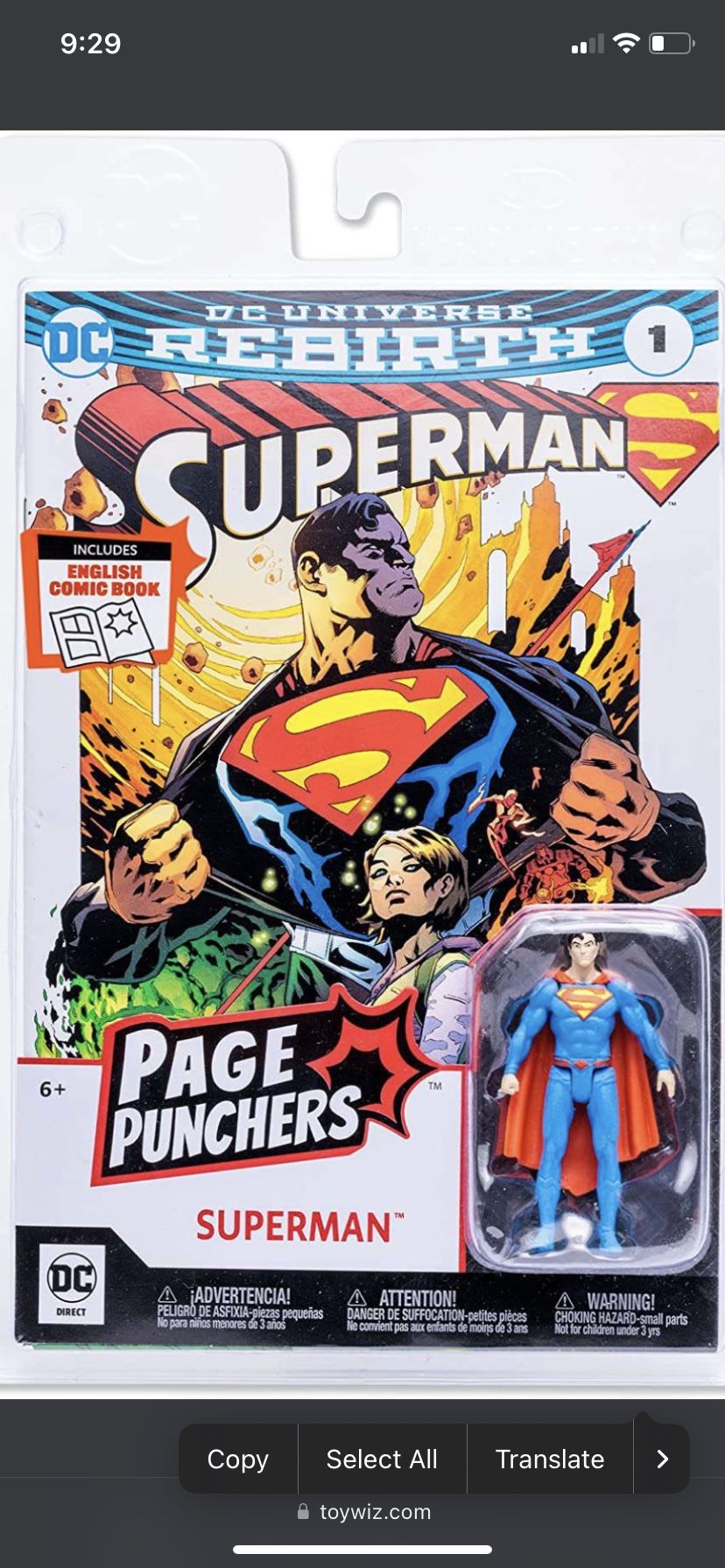 DC Comic Book Collectible