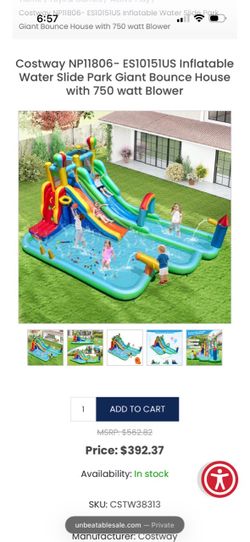Inflatable Water Slide Park Bounce House