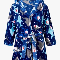 Toddler Shark Robe 2-3Y