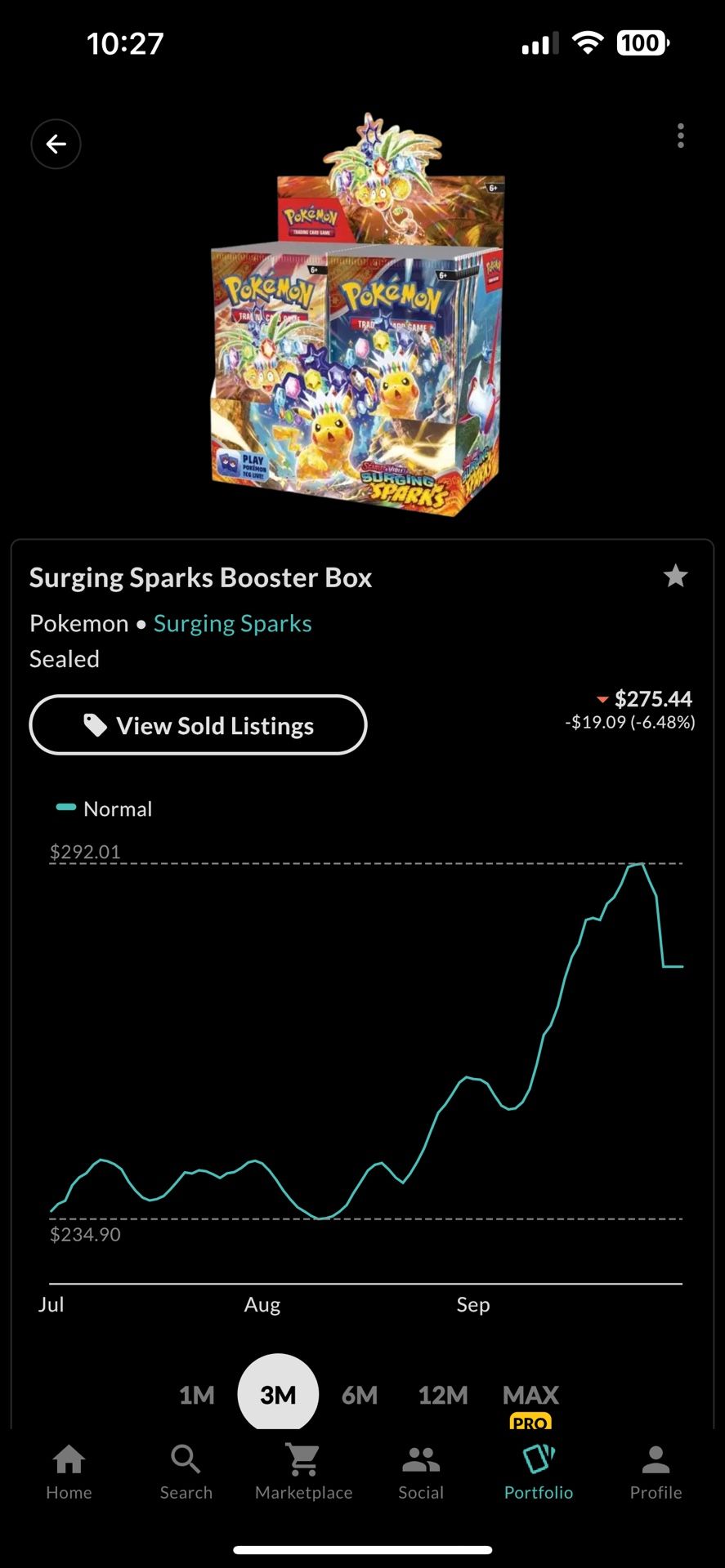 Surging Sparks Booster Box