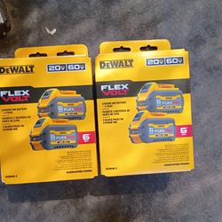 DeWalt Flexvolt 6AH $  229 Each 2 Pack 
