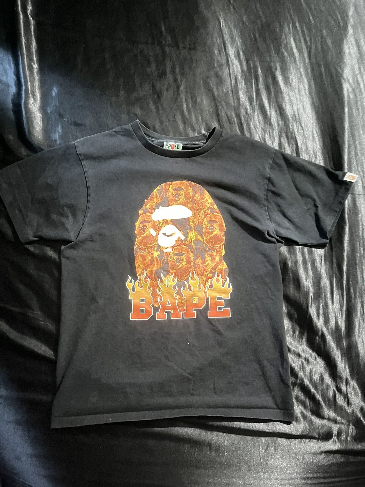 BAPE Ape Head Flame T-shirt