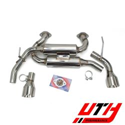 Rev9 FlowMaxx Dual 4.5" Tip Axle Back Exhaust for Infiniti Q50 Q50s 14-23 *24lbs