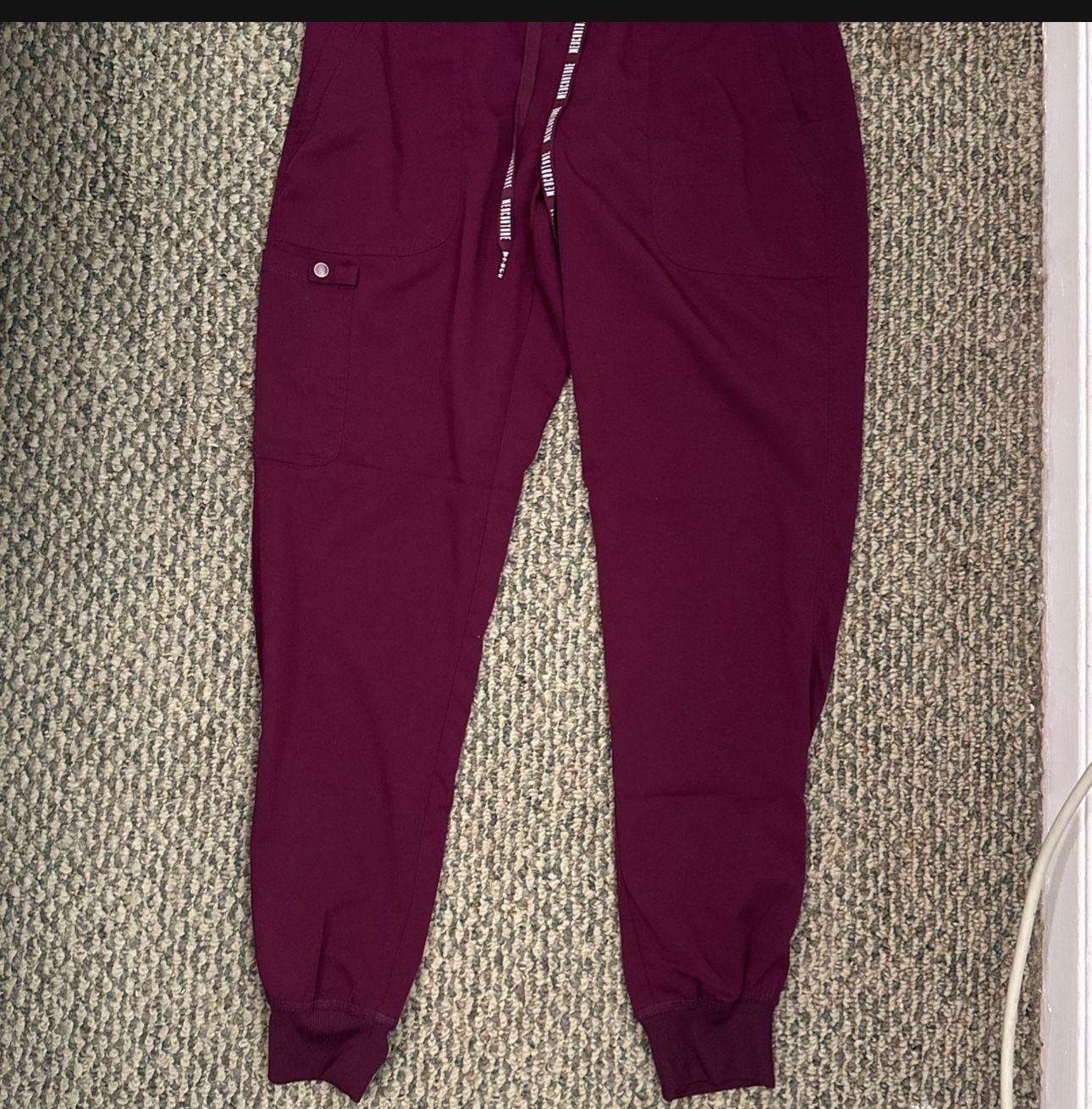Burgundy Pant Scrubs 