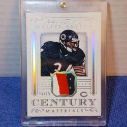 2015 Walter Payton National Treasure Century Materials Card, 15/ 15 