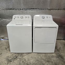 GE TOP LOAD WASHER AND DRYER 