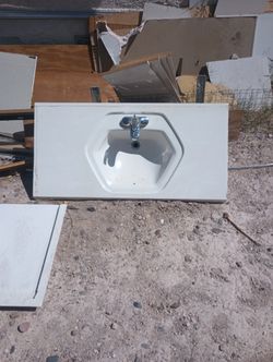 Bathroom Sinks, Two Lavatory Sink And Backsplash