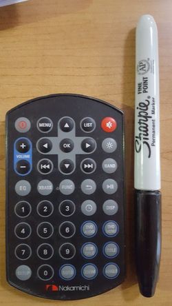 Nakamichi car stereo remote