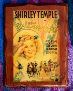 Shirley Temple the littlest rebel poster