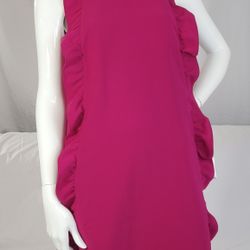 Ted Baker Size 5 Torriya Deep Pink Dress