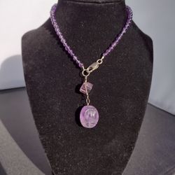 Amethyst & Sterling Silver Choker