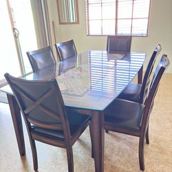Dining table with chairs