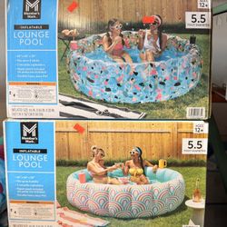 Members Mark Inflatable Lounge Pool Brand New In Box 