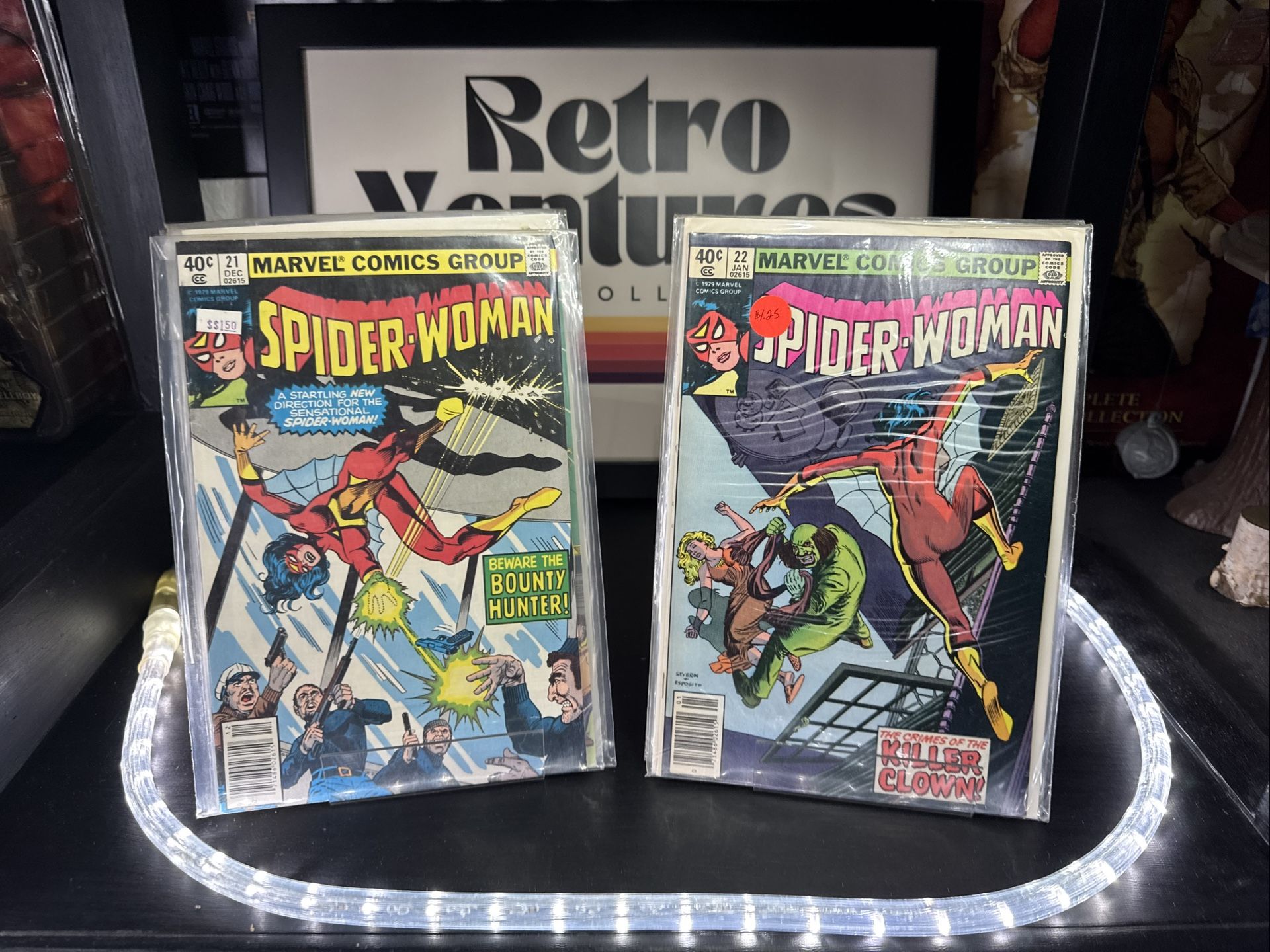 Spider-Woman Vol 1 Issues 21 - 28 30 Marvel Comics 1979 Bags And Board Mix VG